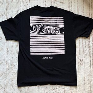 Sketchy Tank Black Graphic Tee